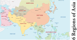 which countries in asia