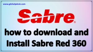 how to download and install sabre red 360