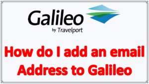 Add Email Galileo Booking