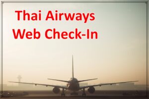 Thai Airways Web Check-In