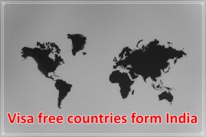 Visa free countries form India